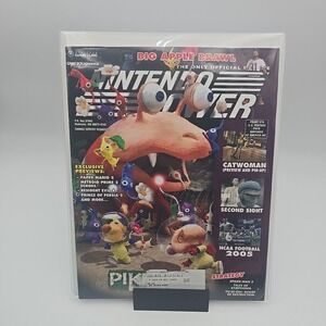 Nintendo Power Magazine Vol #183 Sept 2004 Catwoman Poster & Stickers Complete